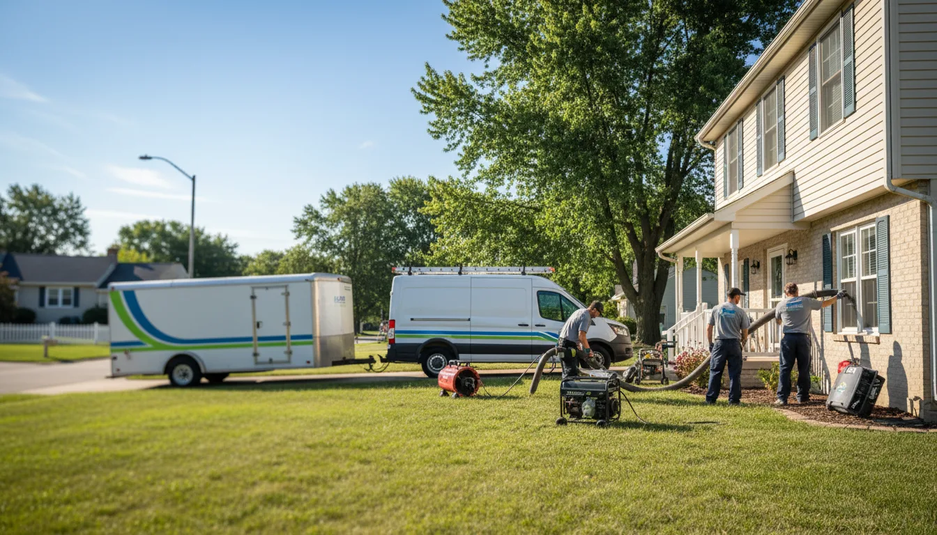 Flooded Basement Restoration And Cleanup With Repair in Burns, KS near me